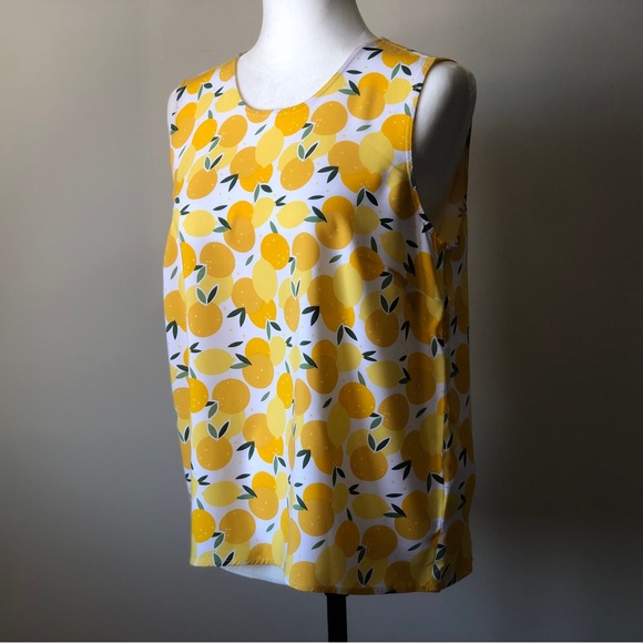 🍋 Lemon sleeveless top - Twik from Simons - size large 🍋 - Picture 14 of 16